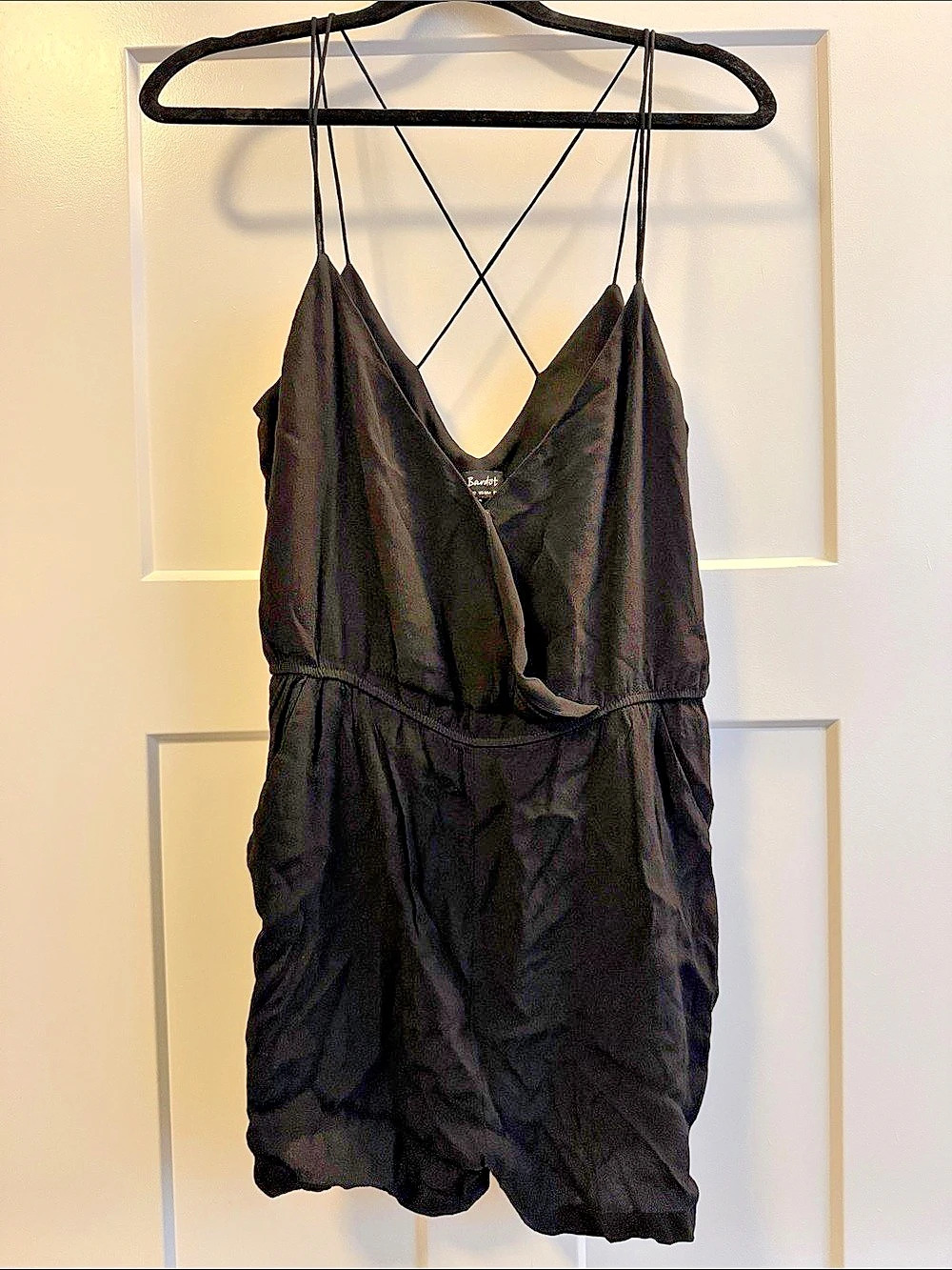 Bardot Black Strappy Romper
